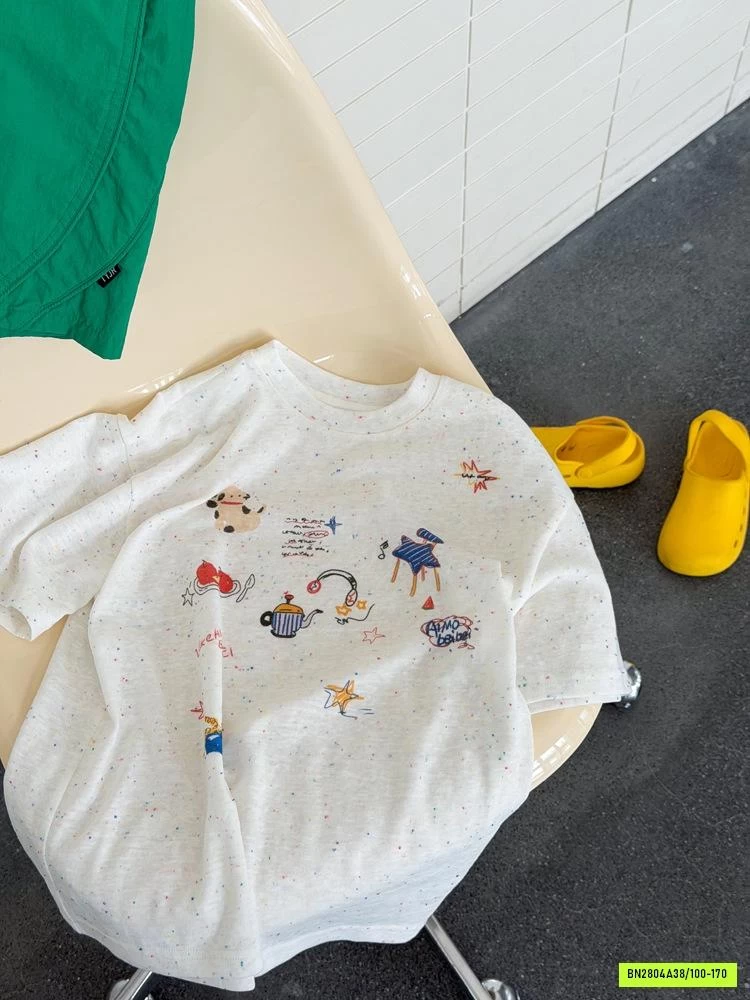 ÁO THUN GIẤY IN HÌNH KUTE 26B178 AMBB