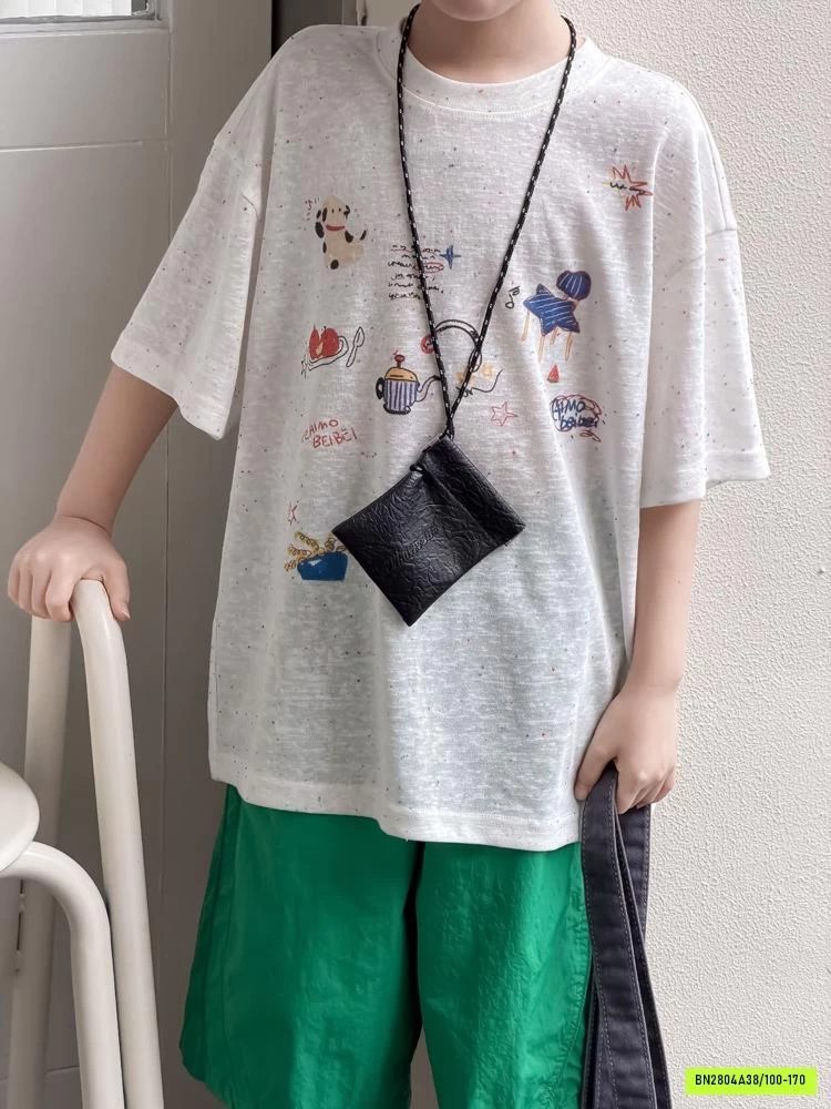 ÁO THUN GIẤY IN HÌNH KUTE 26B178 AMBB