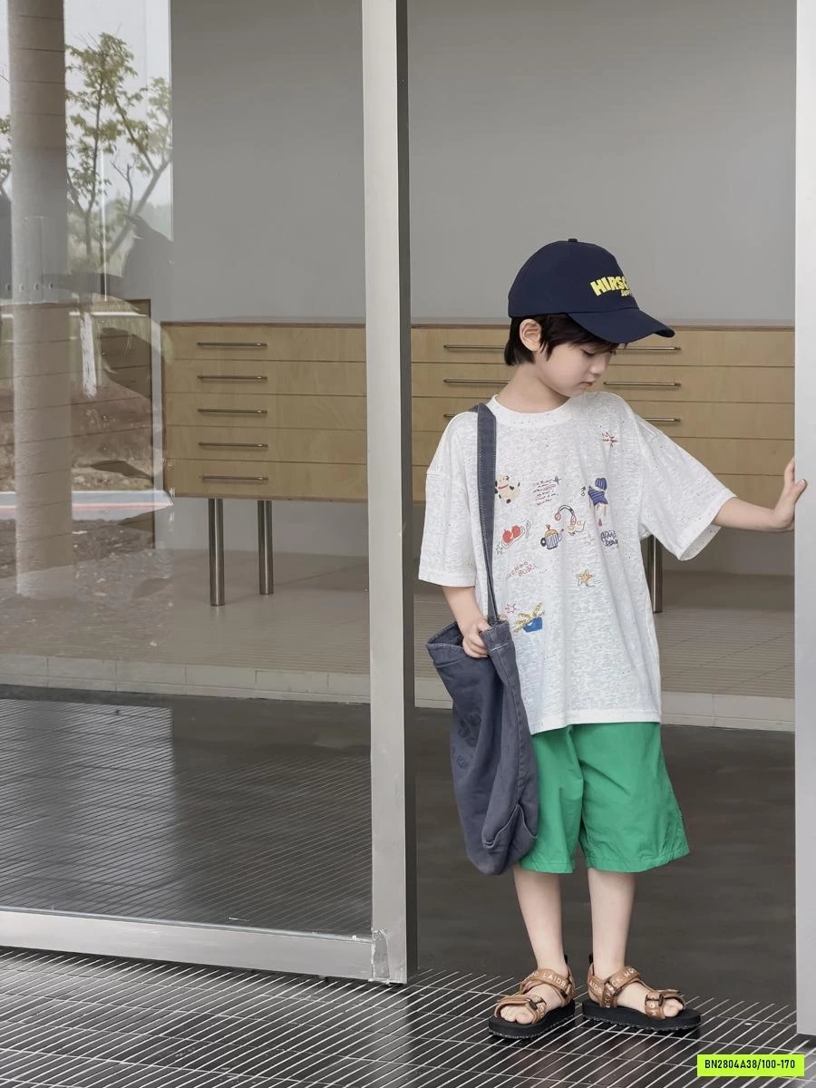 ÁO THUN GIẤY IN HÌNH KUTE 26B178 AMBB