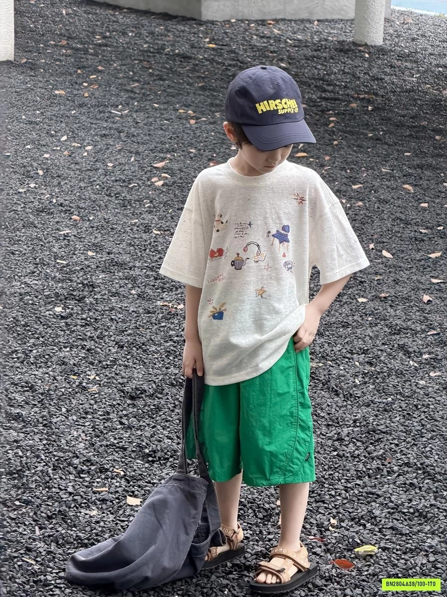 ÁO THUN GIẤY IN HÌNH KUTE 26B178 AMBB