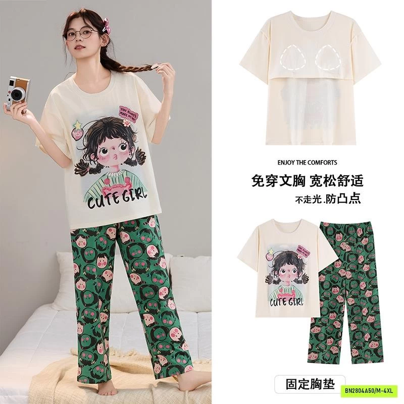 BỘ MẶC NHÀ HOẠT HÌNH QUẦN DÀI CAO CẤP