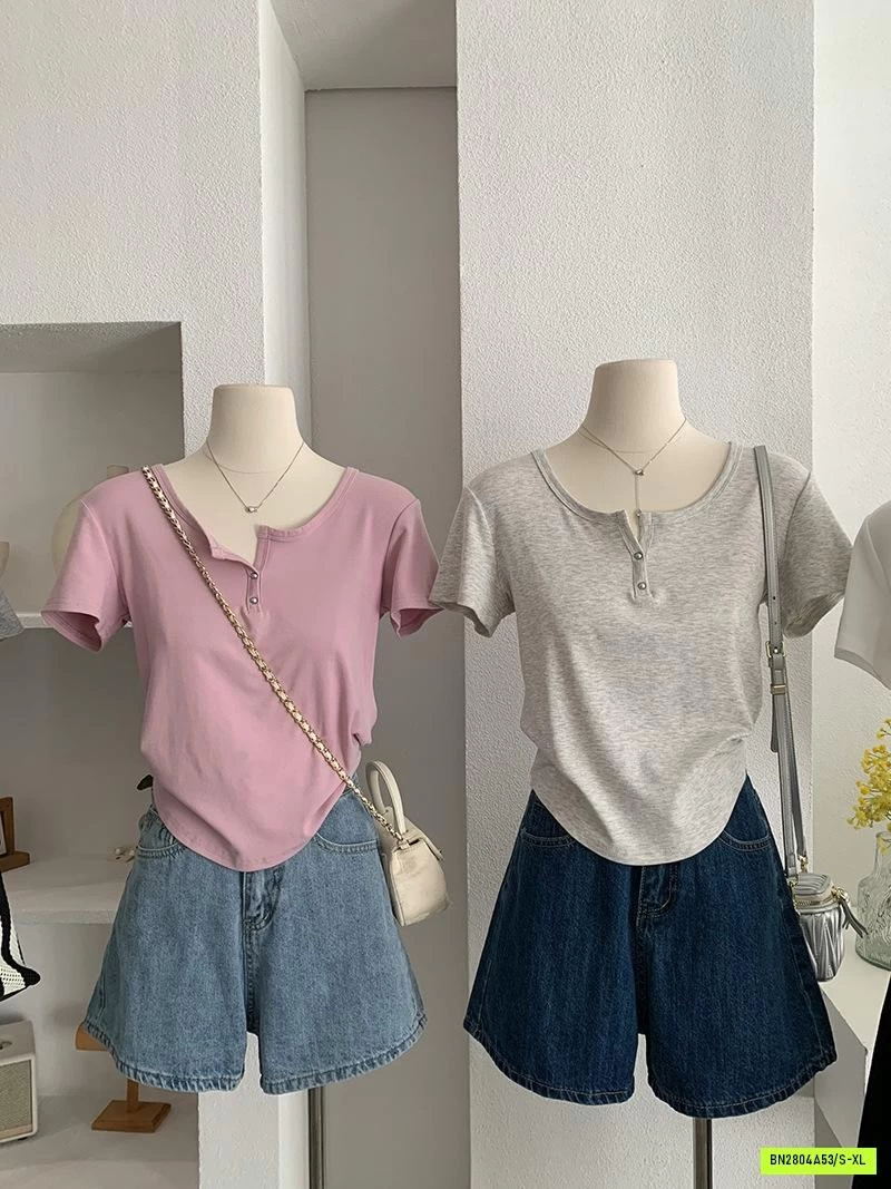 SHORT JEANS CẠP CAO