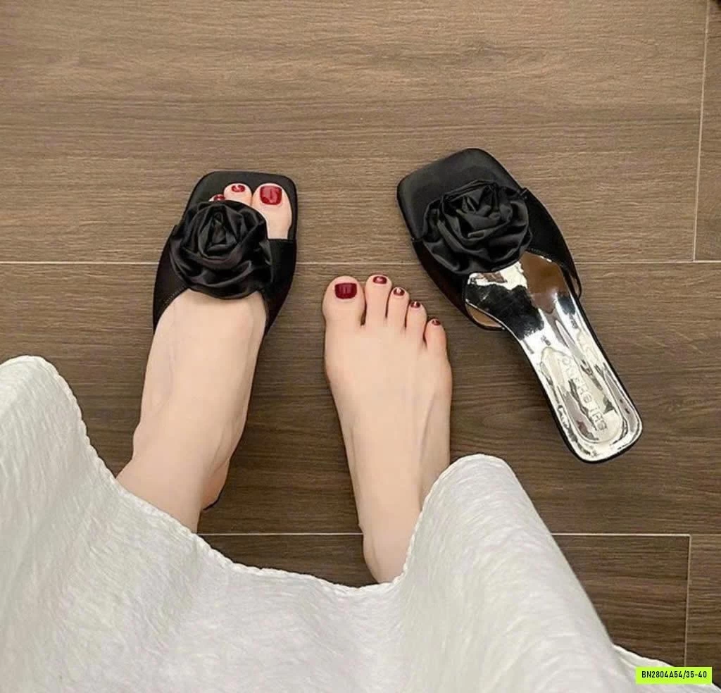 DÉP CAO GÓT HOA NỔI KIỂU PHÁP