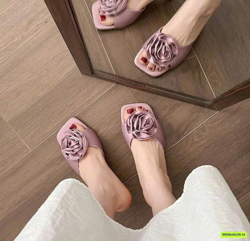 DÉP CAO GÓT HOA NỔI KIỂU PHÁP