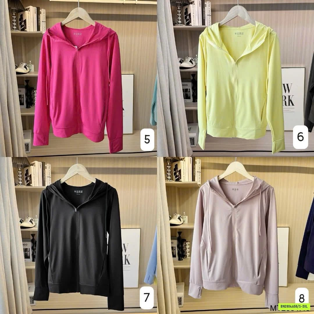 ÁO CHỐNG NẮNG TRƠN MÀU