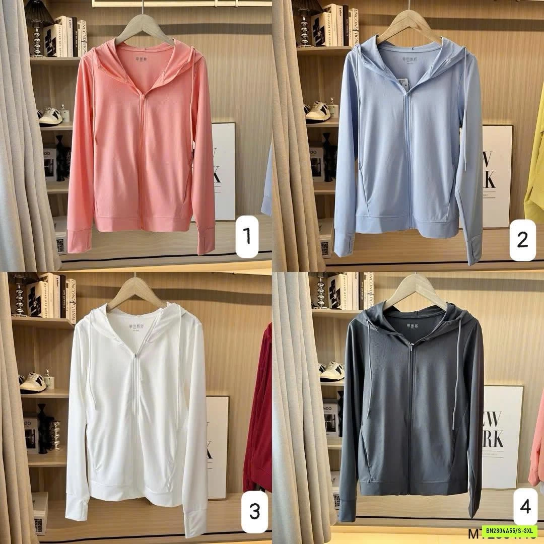 ÁO CHỐNG NẮNG TRƠN MÀU