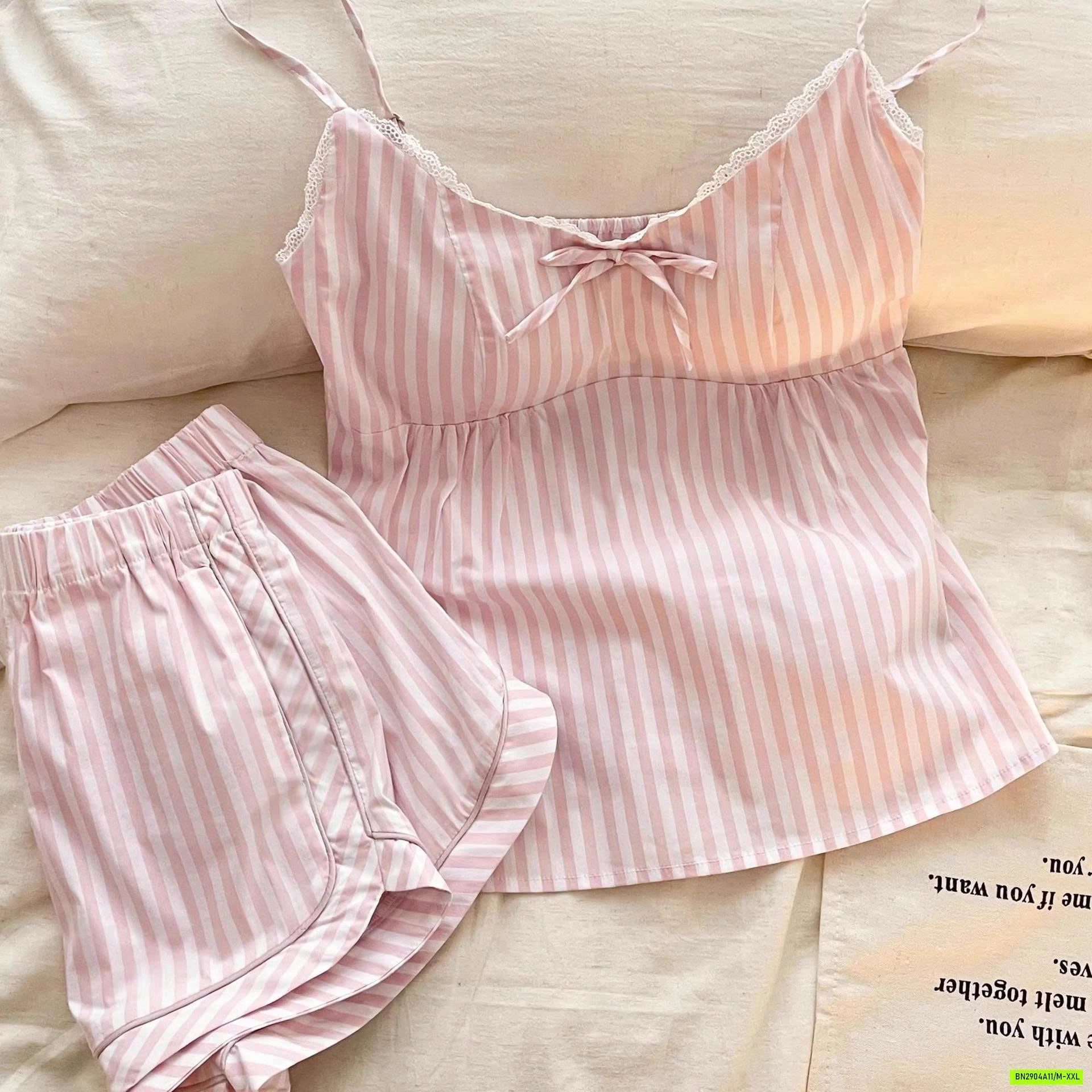 BỘ THÔ 2 DÂY KẺ HỒNG