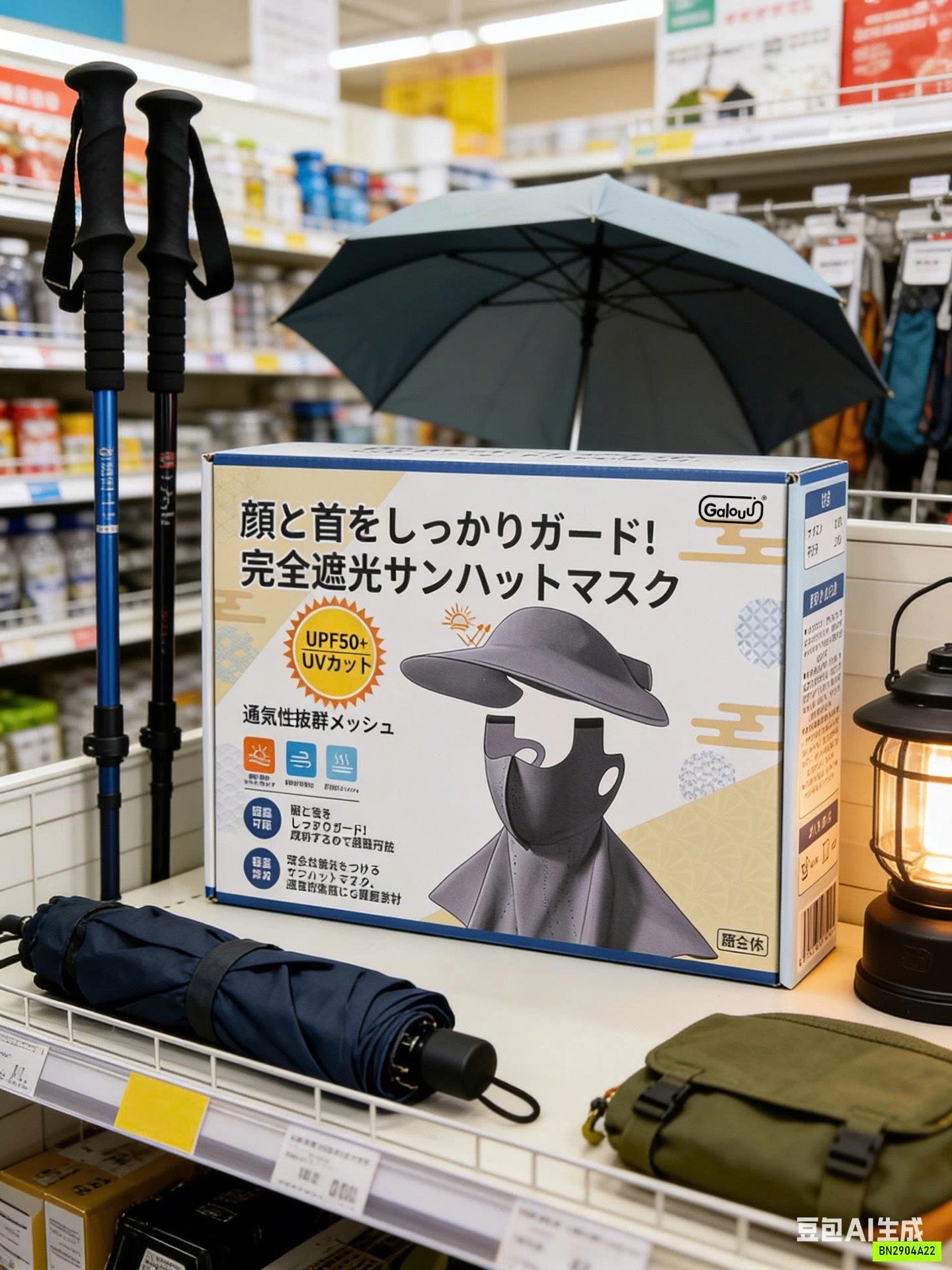 SÉT MŨ+KHẨU TRANG CHỐNG NẮNG XUẤT NHẬT GALOUU