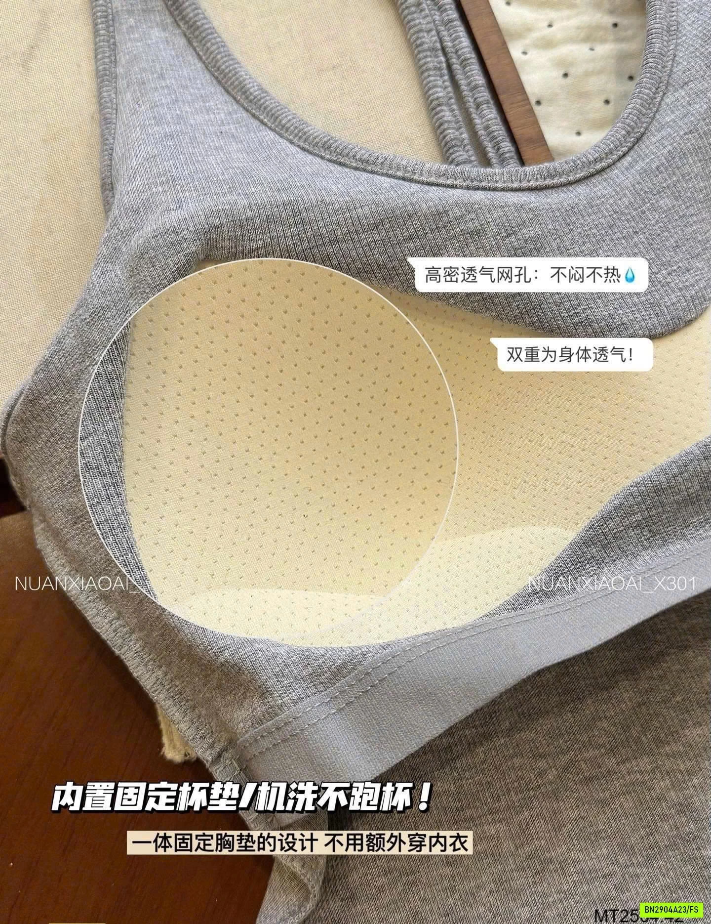 ÁO 2 DÂY HỞ LƯNG CÓ ĐỆM NGỰC