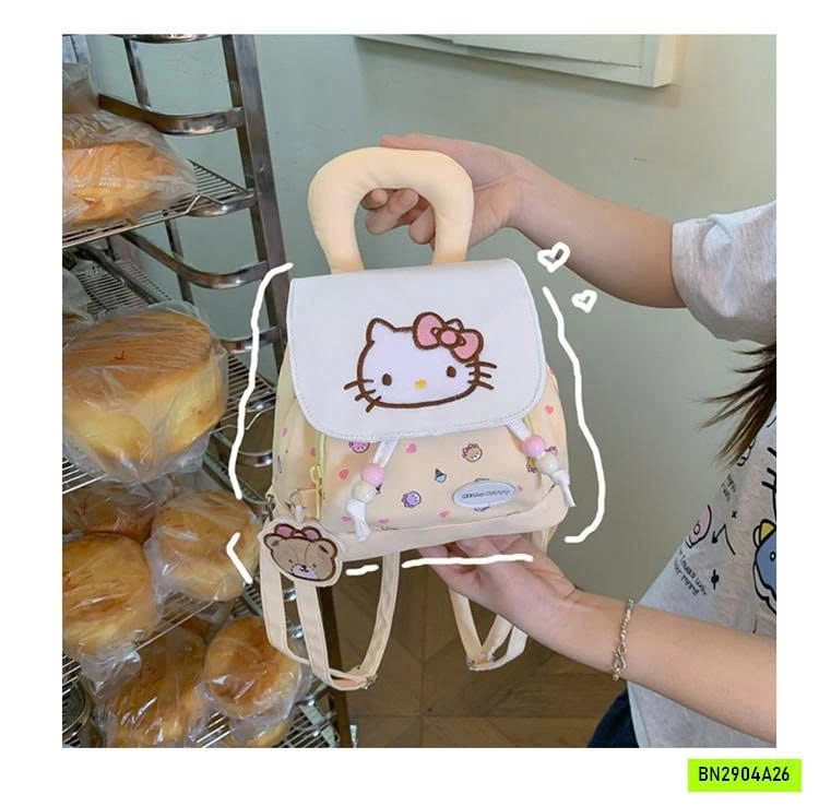 BALO KITTY VÀNG ĐÁNG YÊU