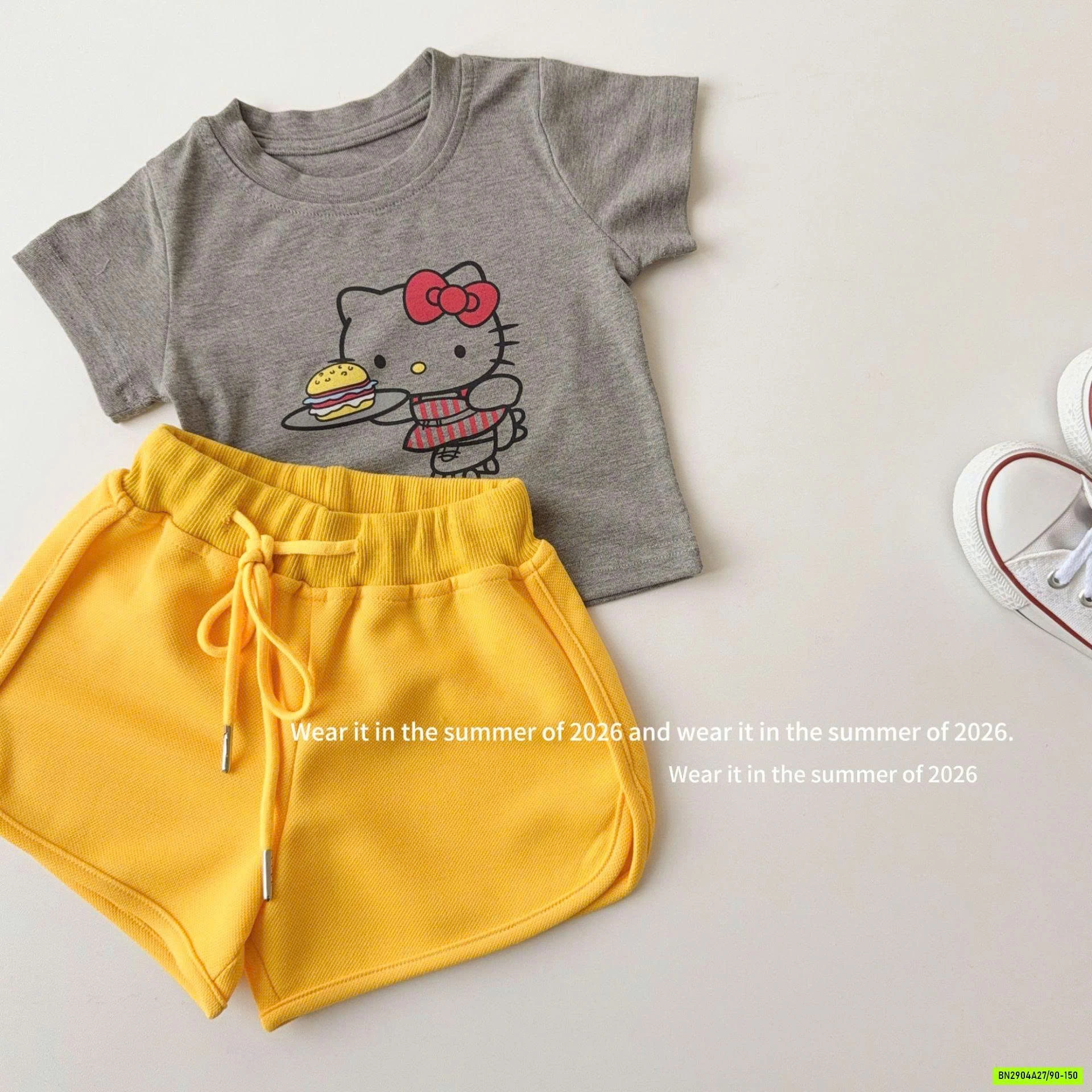 SHORT THỂ THAO CẠP CHUN T&QKIDS