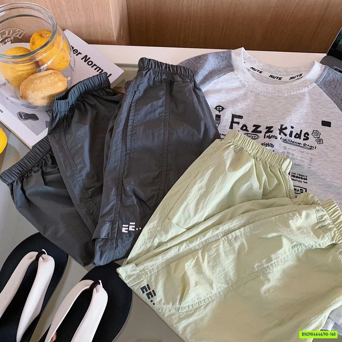 QUẦN GIÓ MỎNG BO GẤU