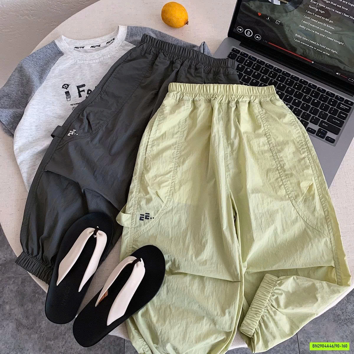 QUẦN GIÓ MỎNG BO GẤU