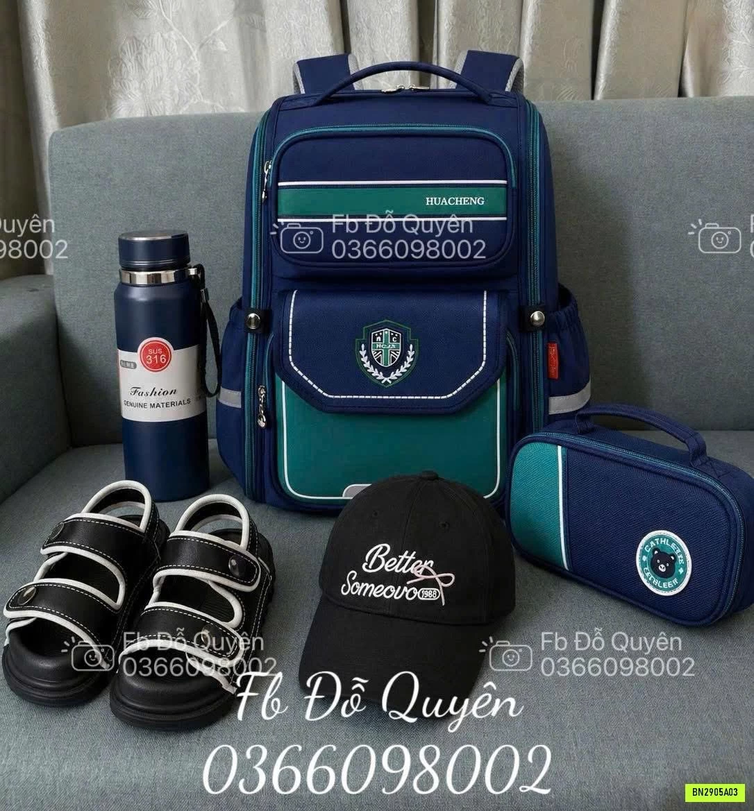 COMBO BALO XANH PHONG CÁCH QUÍ TỘC