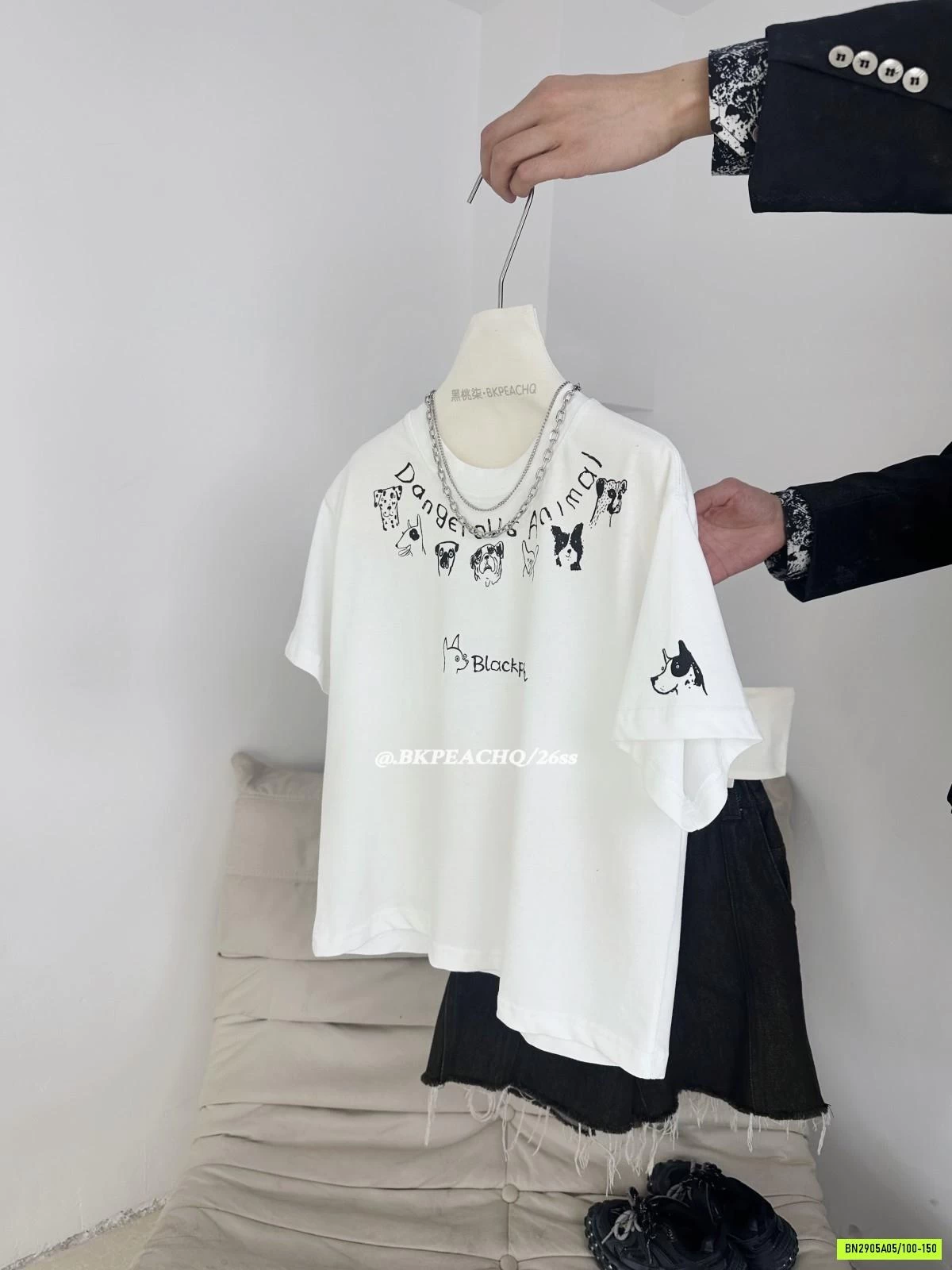 ÁO THUN TRẮNG IN THÚ CƯNG BANCHUAN