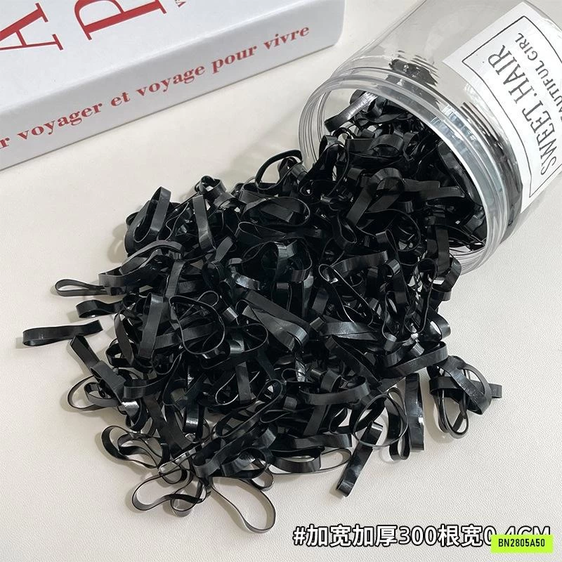 HỘP 2000 CHUN BUỘC TÓC ĐEN