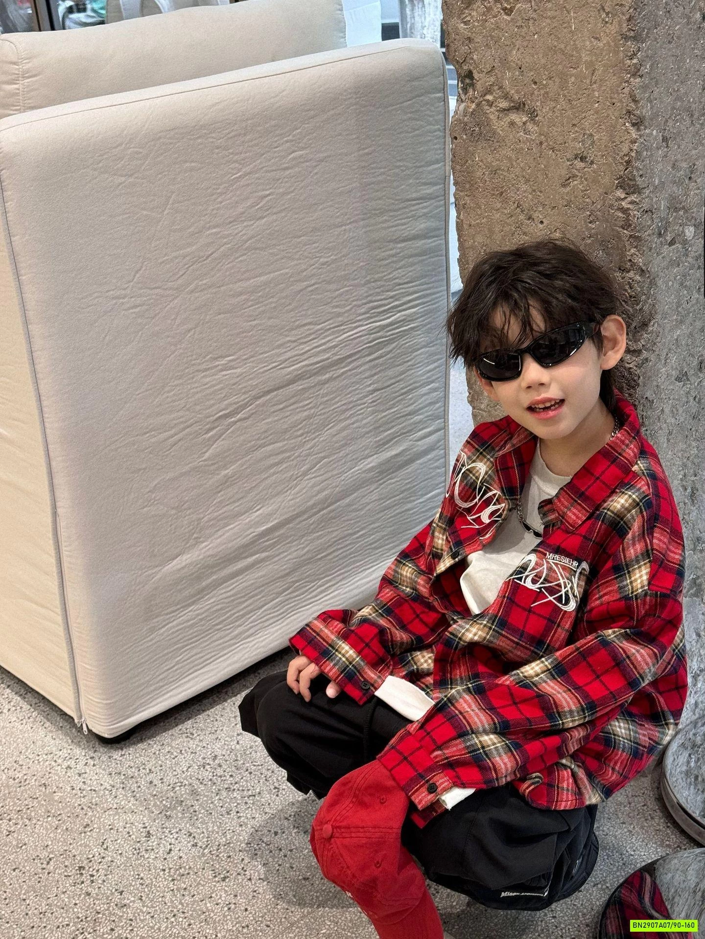 KHOÁC CARO ĐỎ STYLE HÀN XẺNG