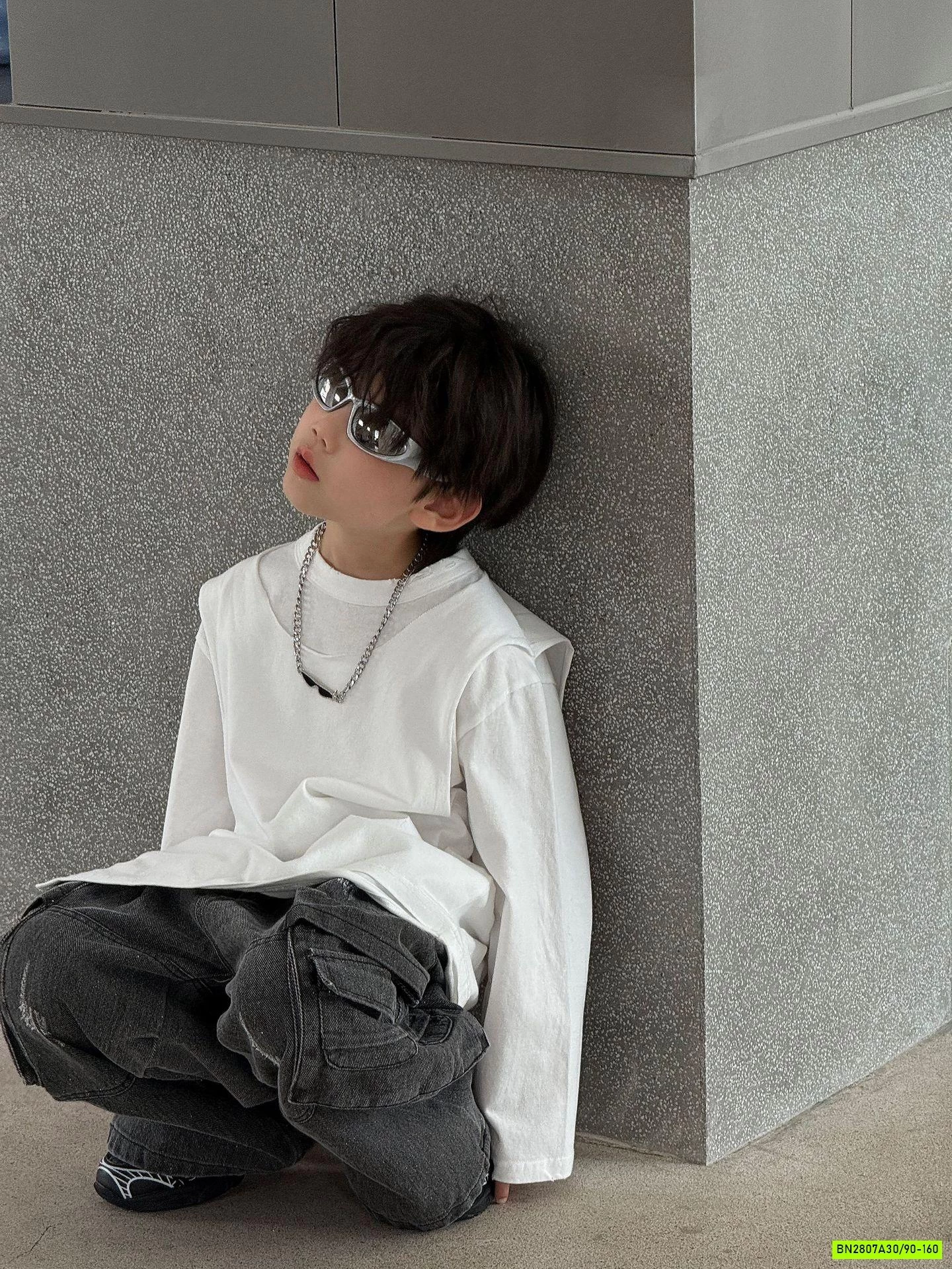 ÁO THUN GIẢ GILE VẠT LỆCH