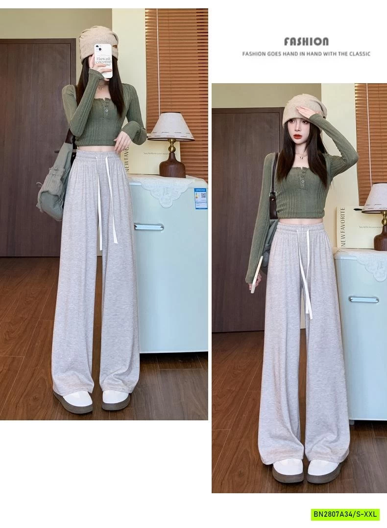 QUẦN NỈ SUÔNG CẠP CHUN