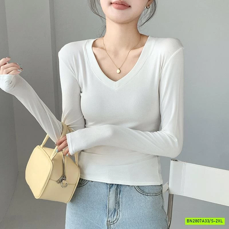 ÁO GIỮ NHIỆT CỔ V