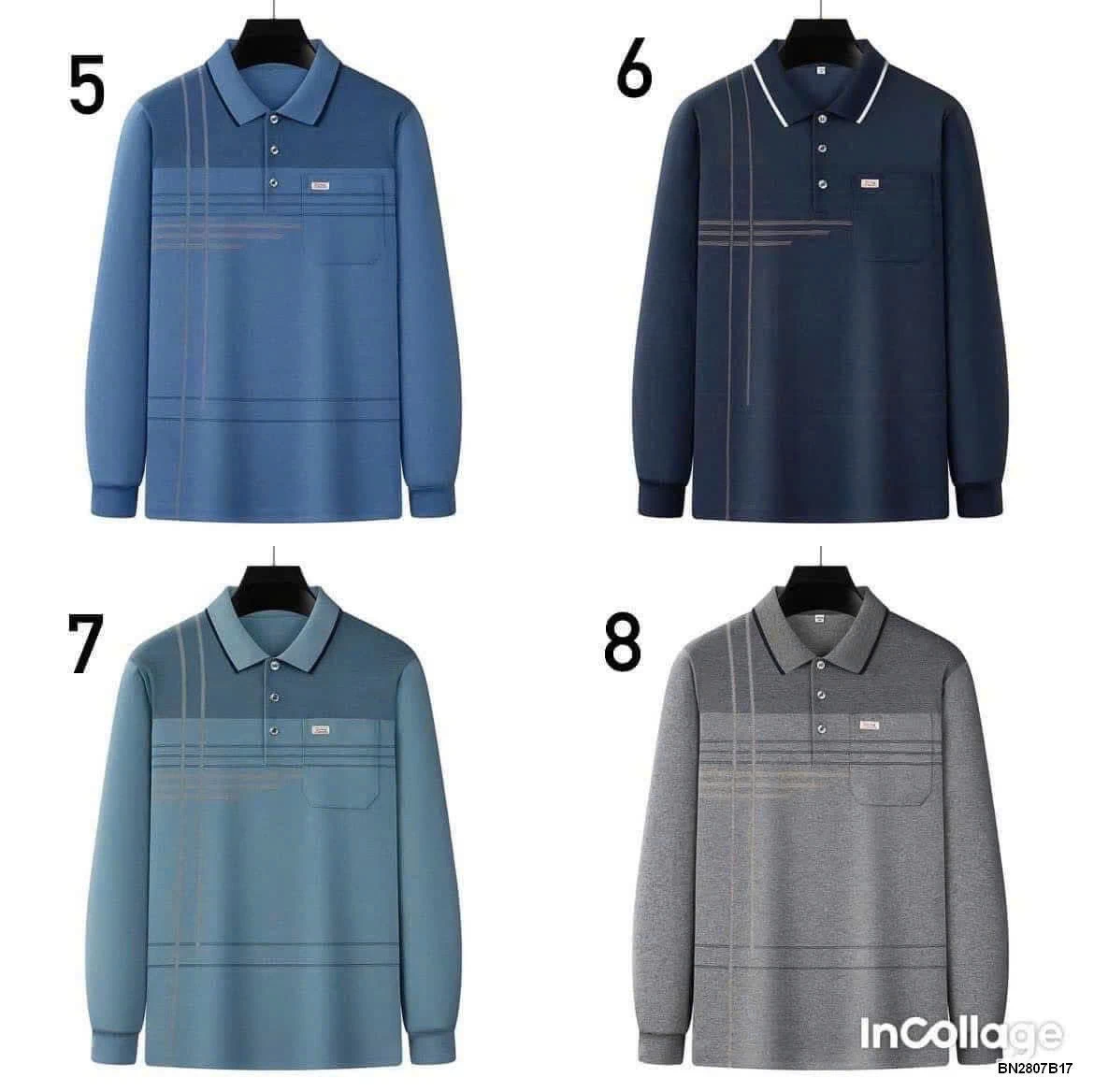 ÁO POLO TAY TRUNG NIÊN