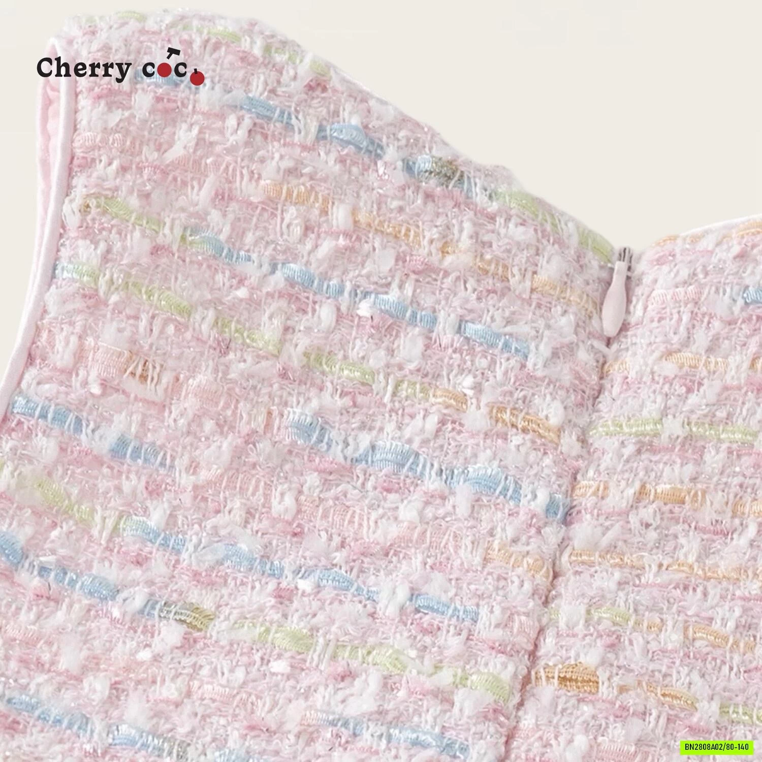 ĐẦM DẠ HỒNG TUTU KÈM ÁO GIỮ NHIỆT CHERRYCOCO