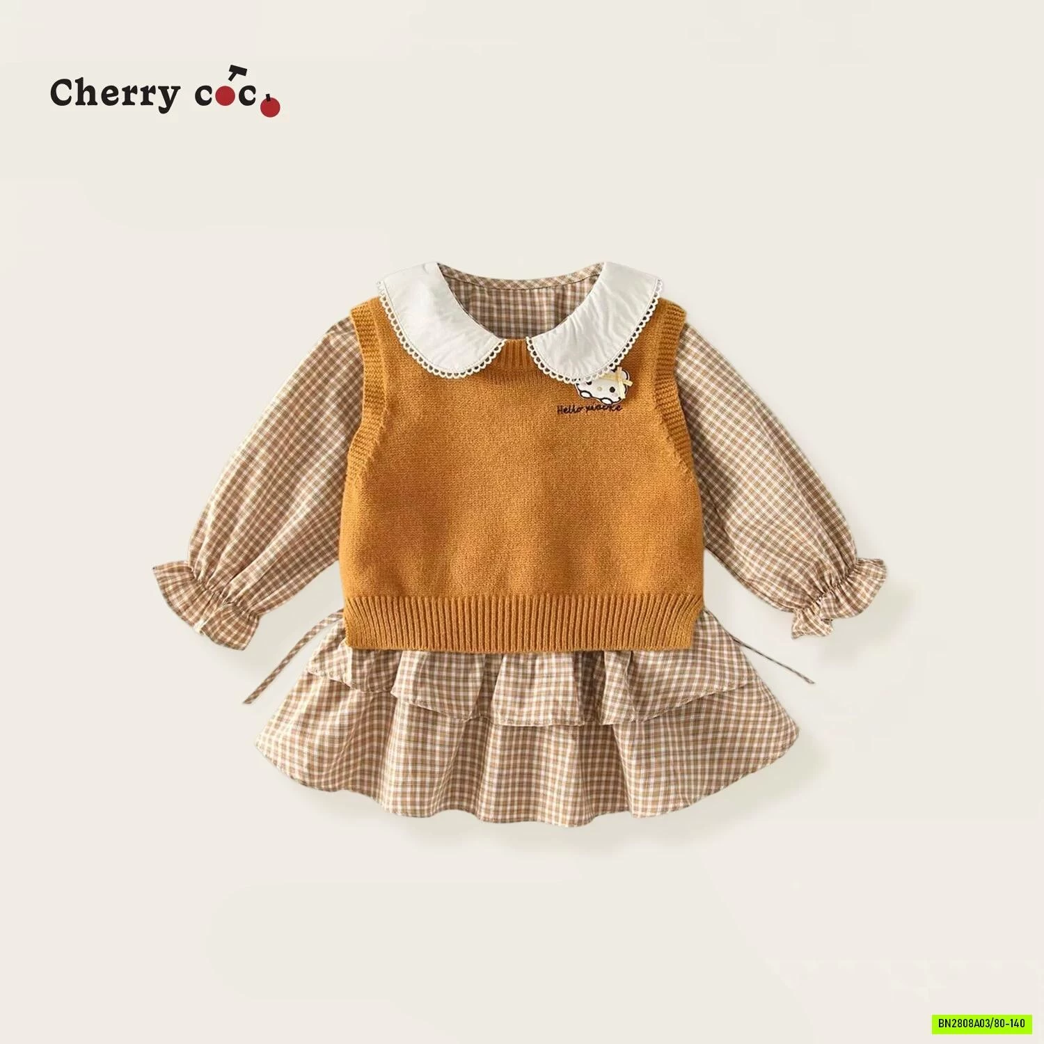 SÉT VÁY VÀNG + GILE LEN CHERRYCOCO