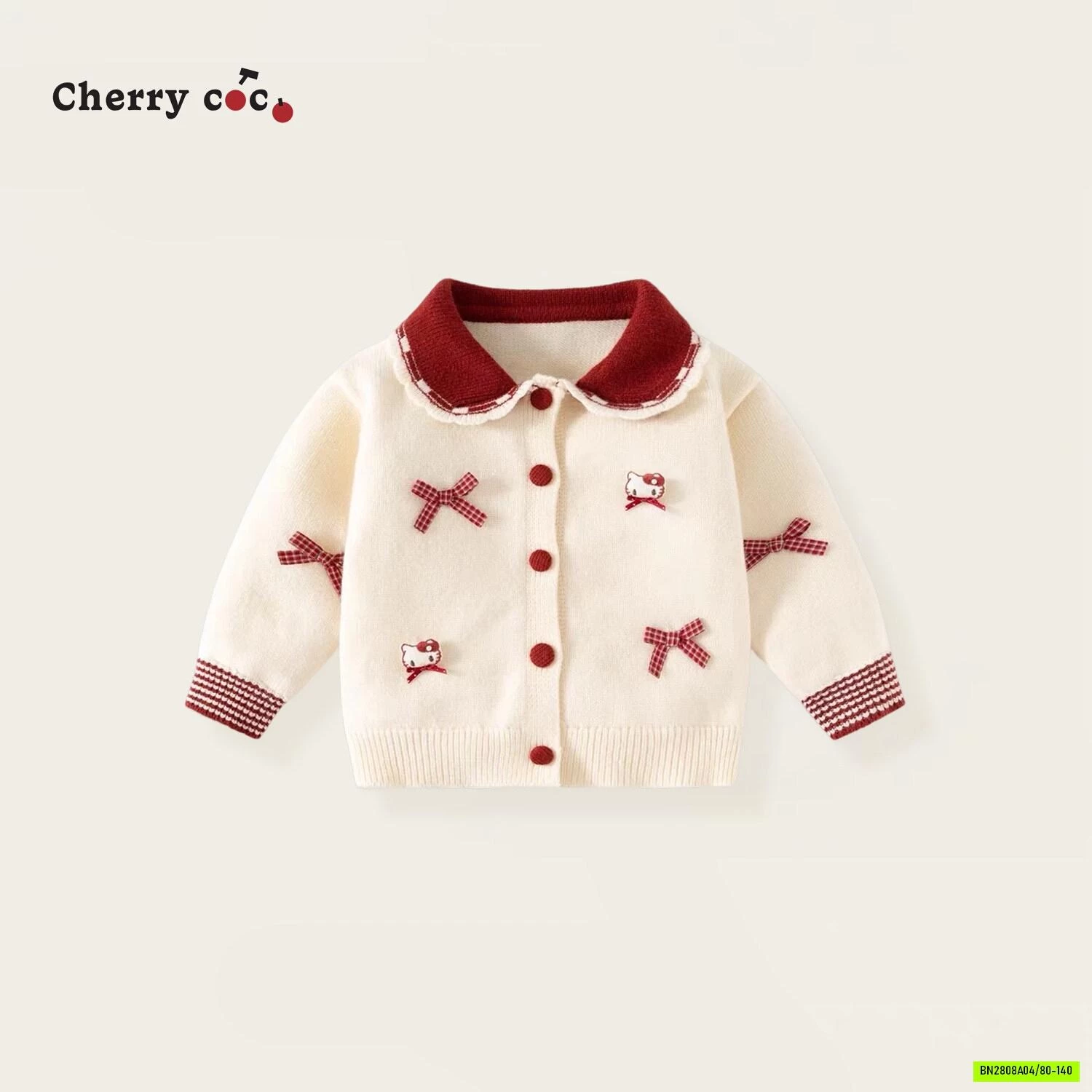 SÉT VÁY LEN ĐỎ CHERRYCOCO