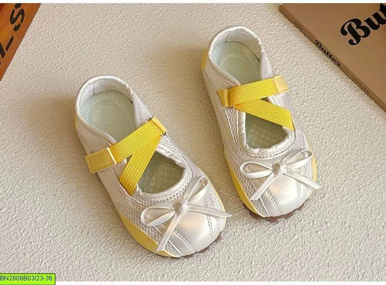GIÀY LƯỚI QUAI CHÉO THẮT NƠ