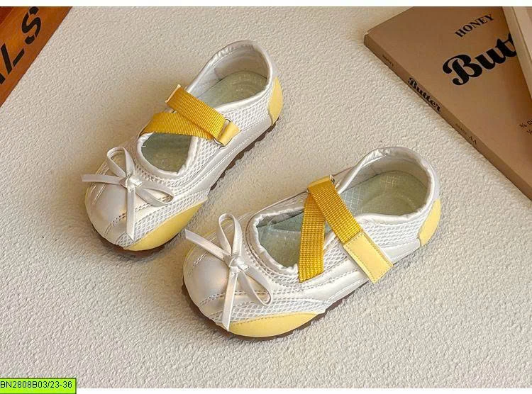 GIÀY LƯỚI QUAI CHÉO THẮT NƠ