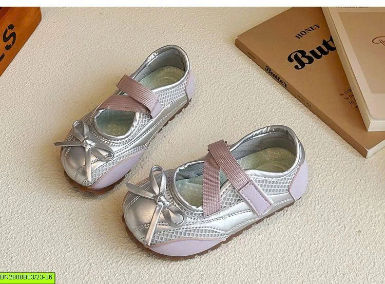 GIÀY LƯỚI QUAI CHÉO THẮT NƠ