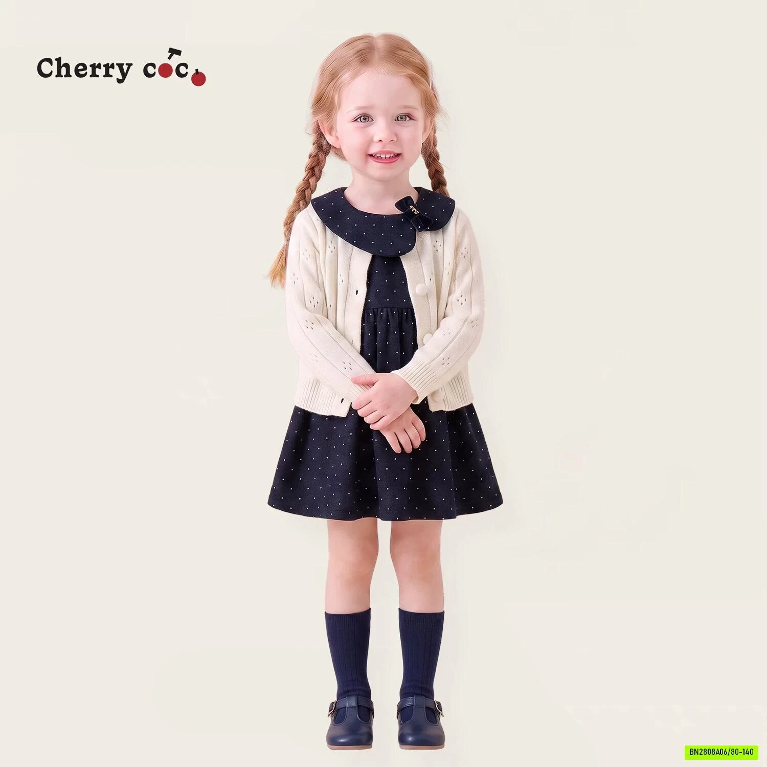 SÉT VÁY DẠ KÈM CARDIGAN CHERRYCOCO