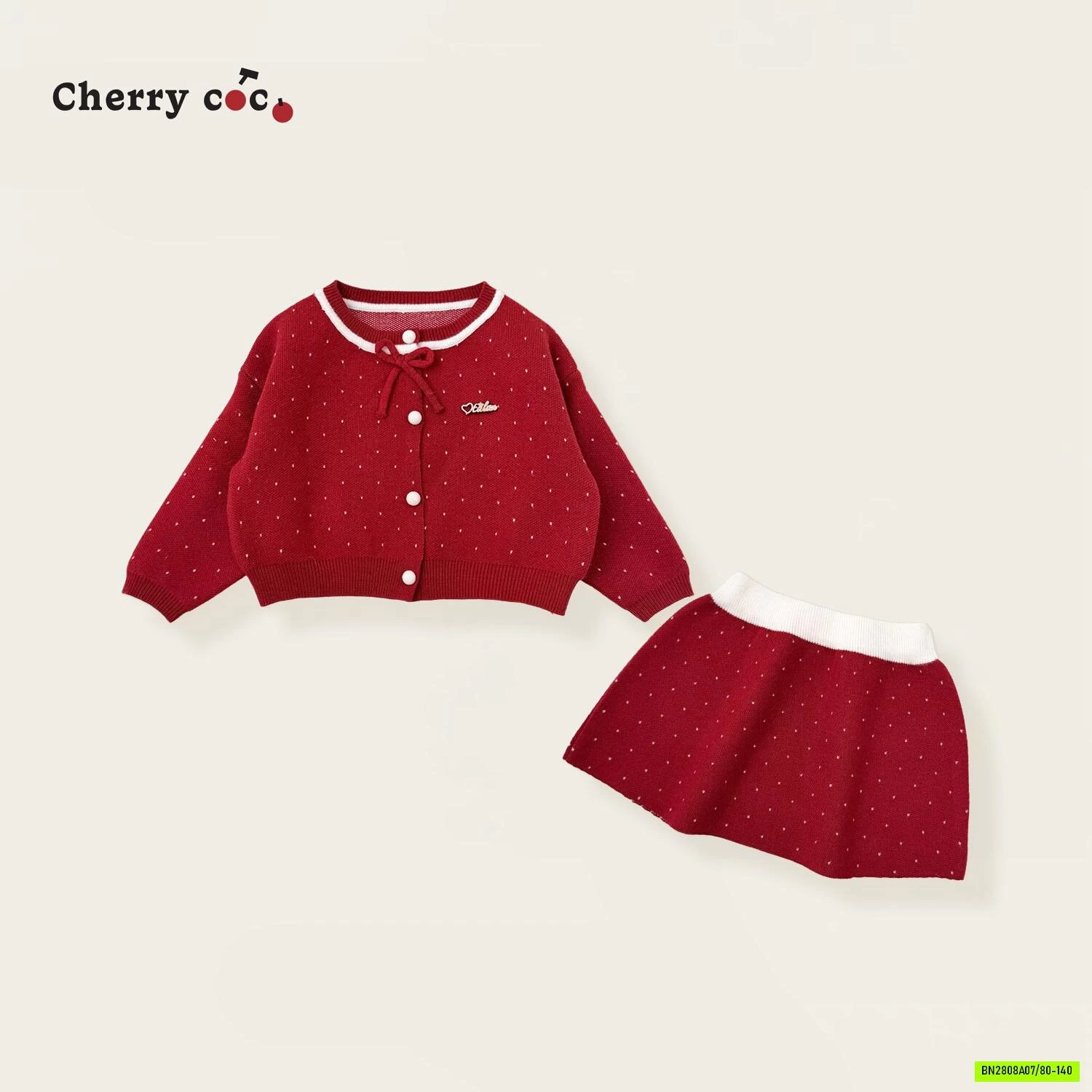 SÉT VÁY LEN 2 CHI TIẾT CHERRYCOCO