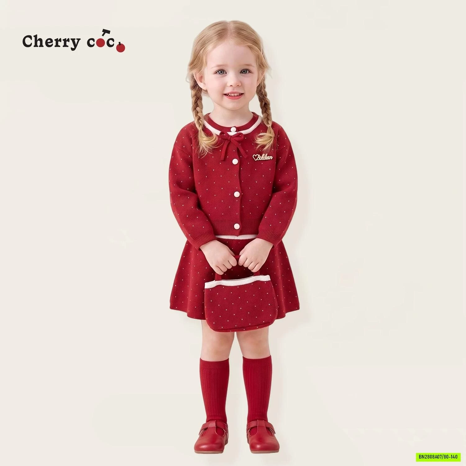 SÉT VÁY LEN 2 CHI TIẾT CHERRYCOCO