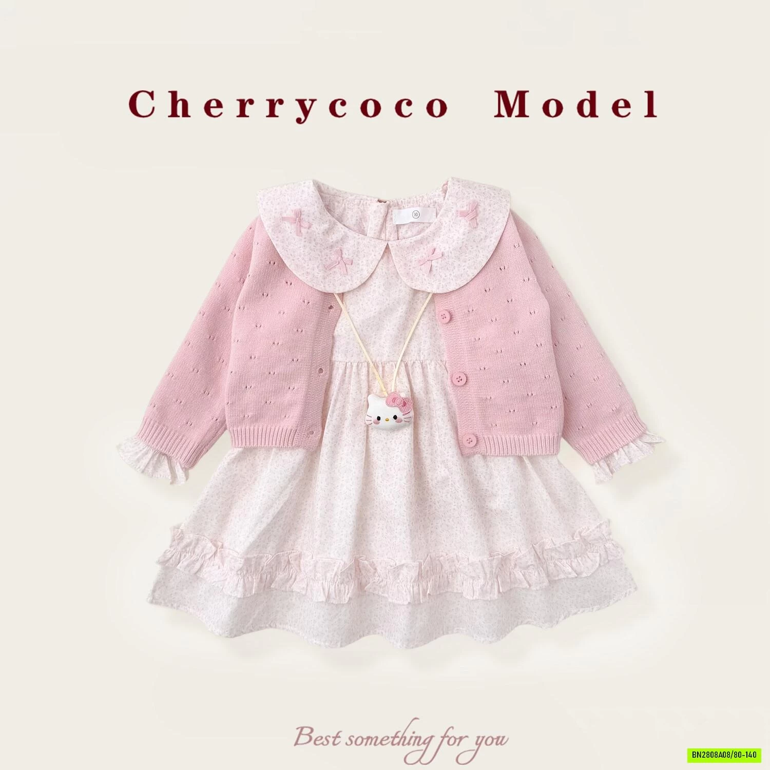SÉT VÁY CARO KÈM CARDIGAN CHERRYCOCO