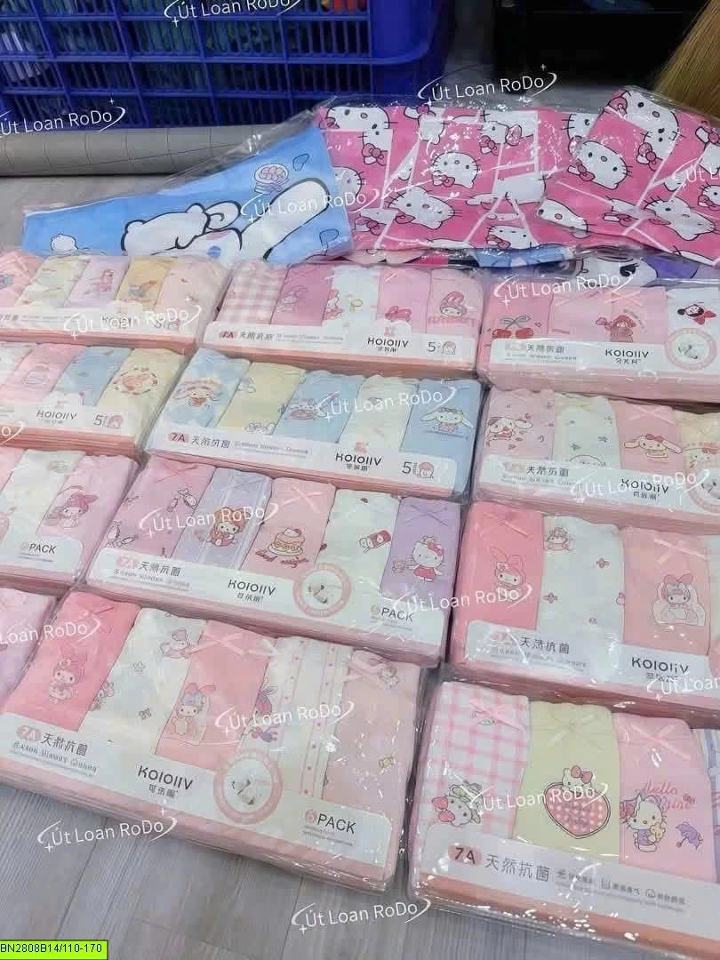 SET 5 QUẦN CHIP COTTON ĐÙI CHO BÉ