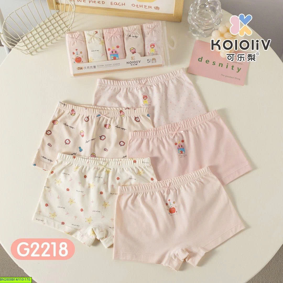 SET 5 QUẦN CHIP COTTON ĐÙI CHO BÉ