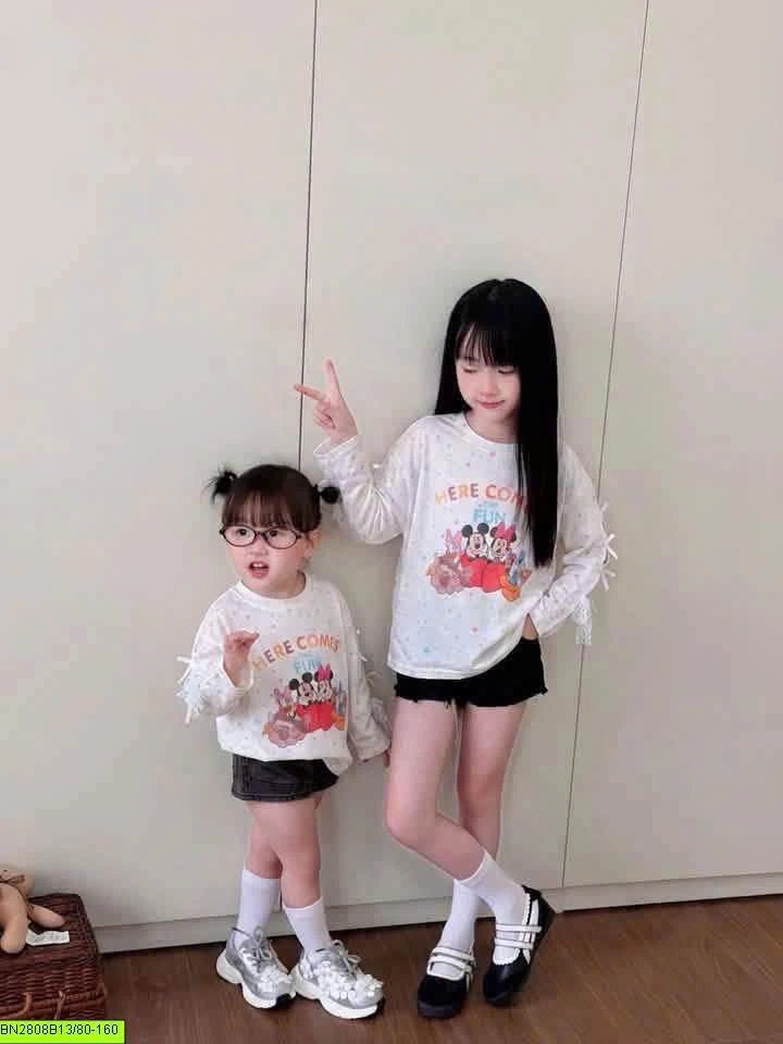 ÁO THUN GIẤY MINE - TAY THẮT NƠ