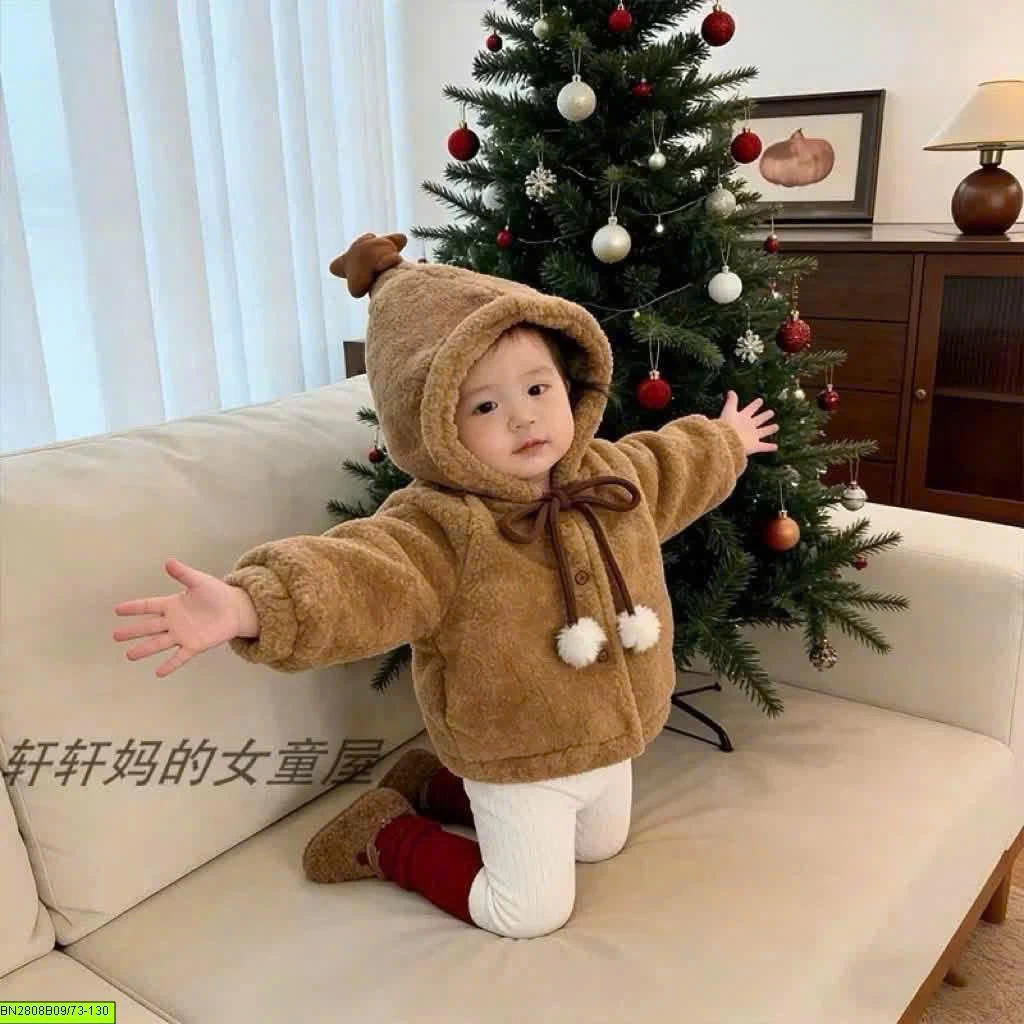 ÁO LÔNG MÙA ĐÔNG NGÔI SAO LIỀN MŨ