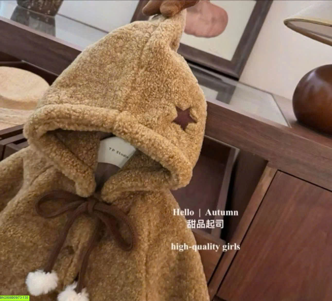ÁO LÔNG MÙA ĐÔNG NGÔI SAO LIỀN MŨ