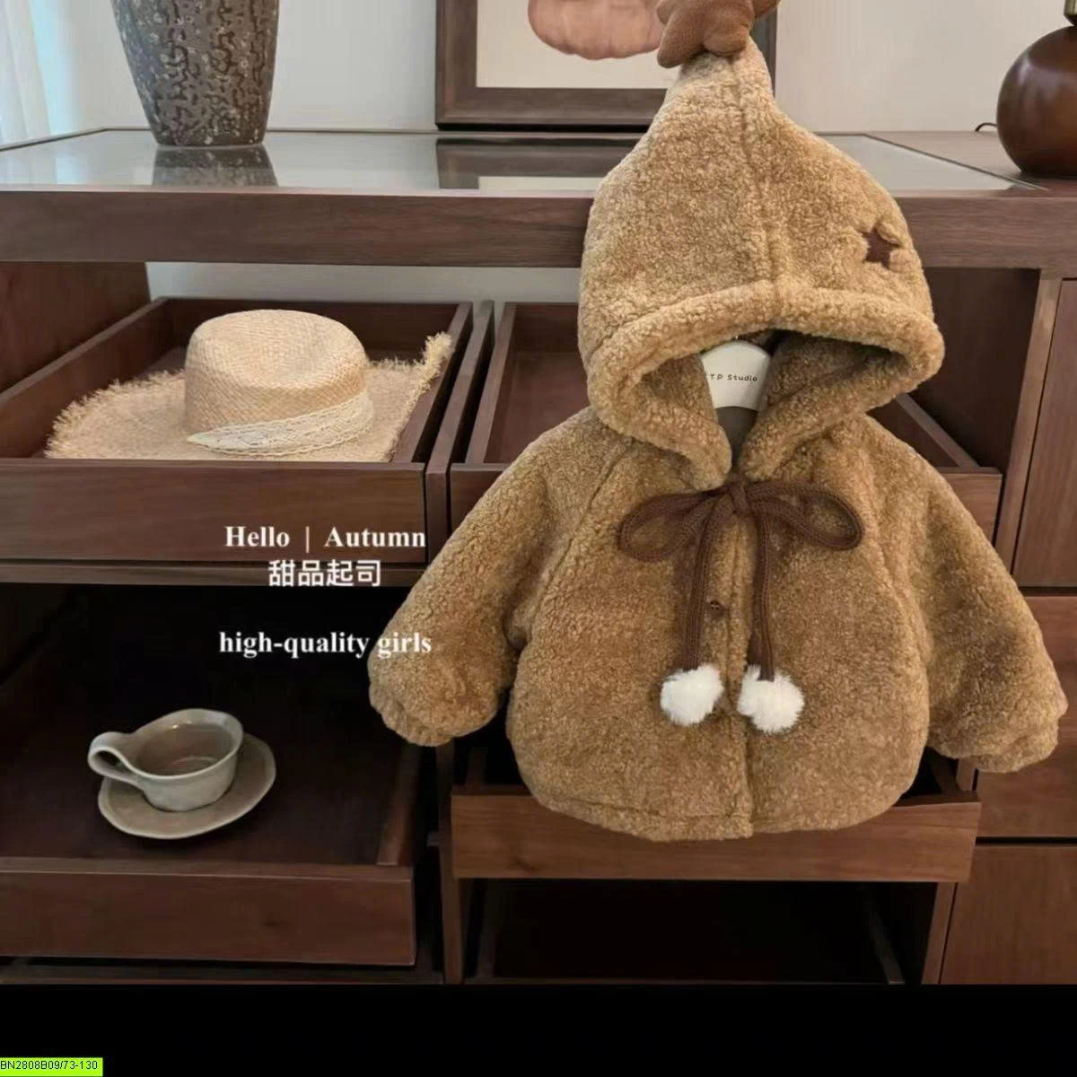 ÁO LÔNG MÙA ĐÔNG NGÔI SAO LIỀN MŨ