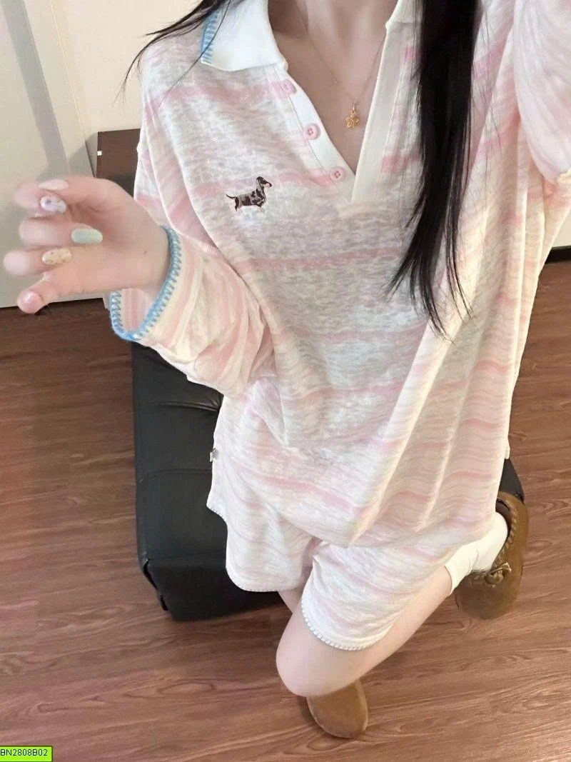 SET THUN GIẤY KẺ NGANG NỮ
