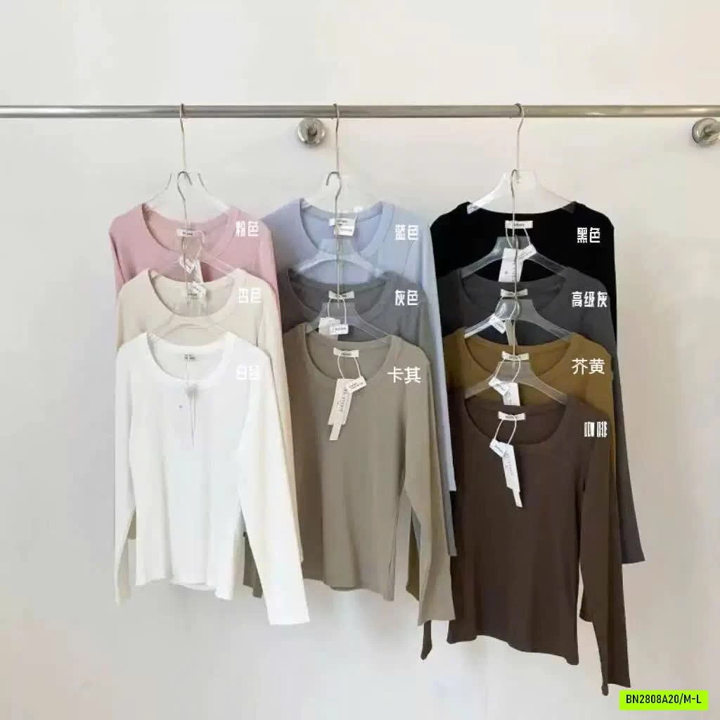 ÁO THUN NỮ U CỔ BASIC