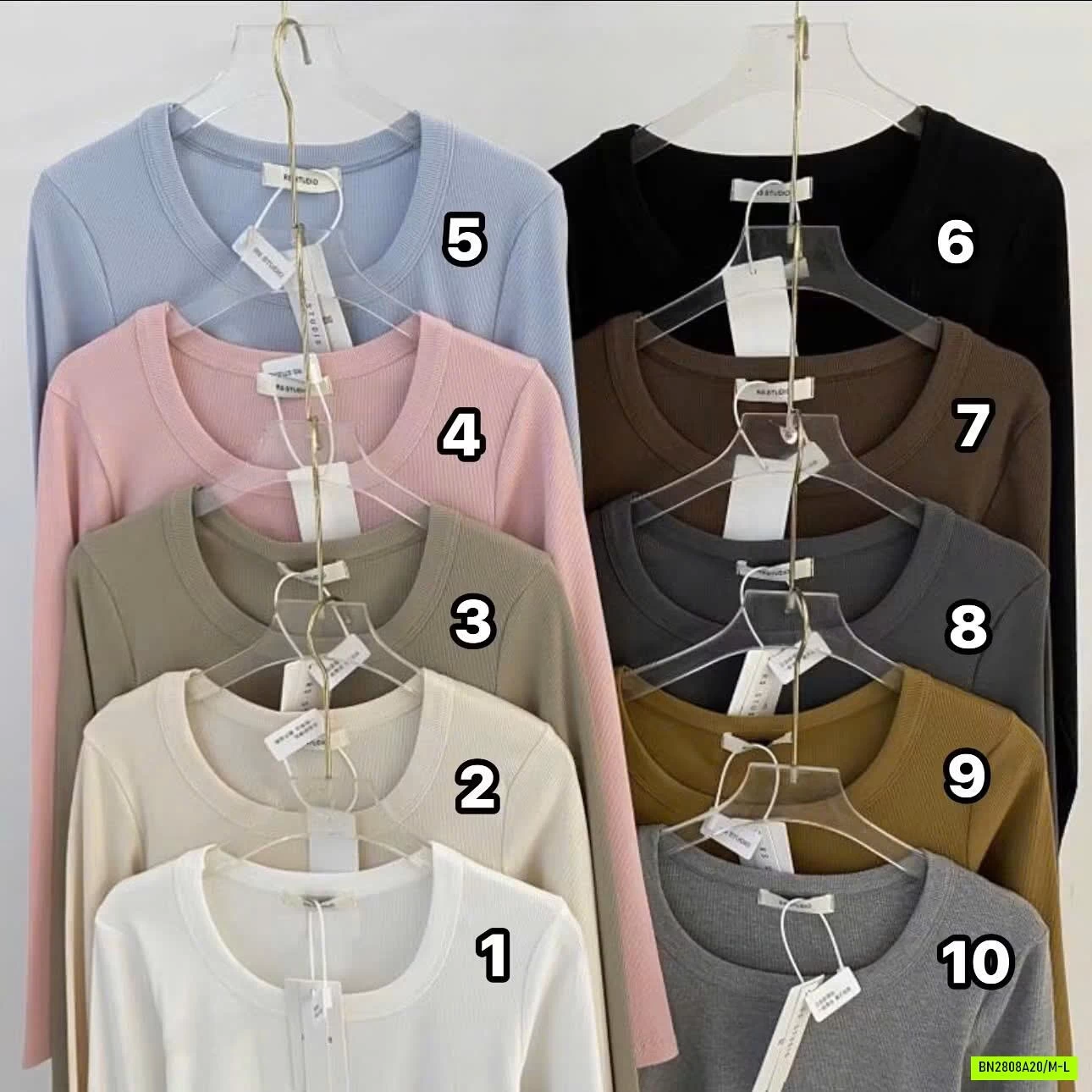 ÁO THUN NỮ U CỔ BASIC