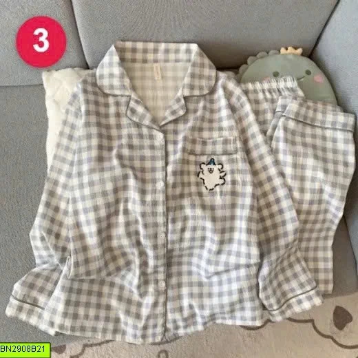 BỘ PIJAMA DÀI TAY HỌA TIẾT 20 MẪU