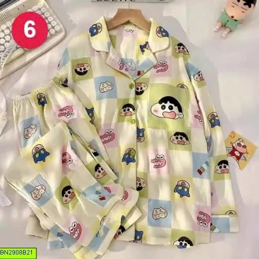 BỘ PIJAMA DÀI TAY HỌA TIẾT 20 MẪU