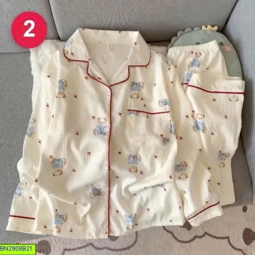 BỘ PIJAMA DÀI TAY HỌA TIẾT 20 MẪU