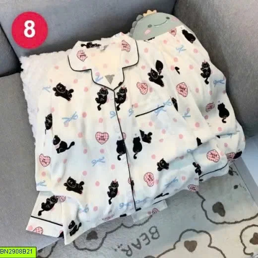 BỘ PIJAMA DÀI TAY HỌA TIẾT 20 MẪU
