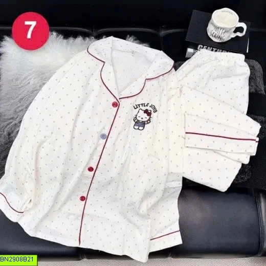 BỘ PIJAMA DÀI TAY HỌA TIẾT 20 MẪU