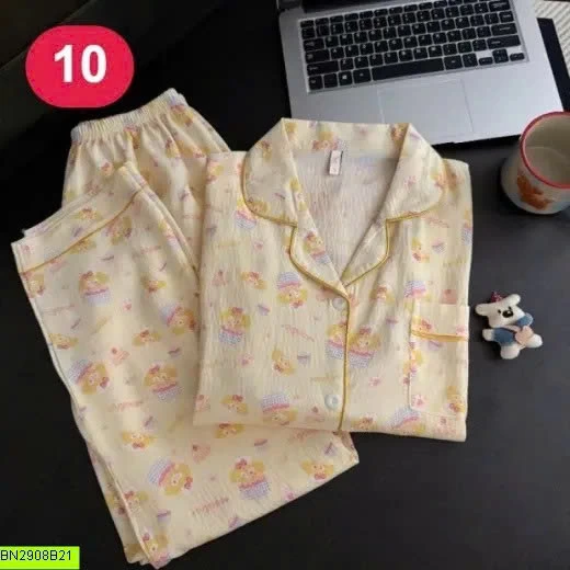 BỘ PIJAMA DÀI TAY HỌA TIẾT 20 MẪU